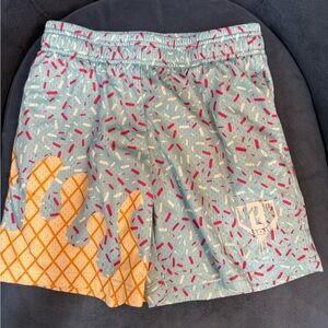 Baseball 101 Youth Large shorts ice cream dream